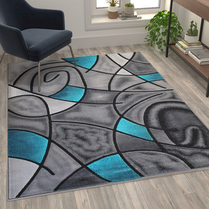 Flash Furniture Jubilee Abstract Area Rug