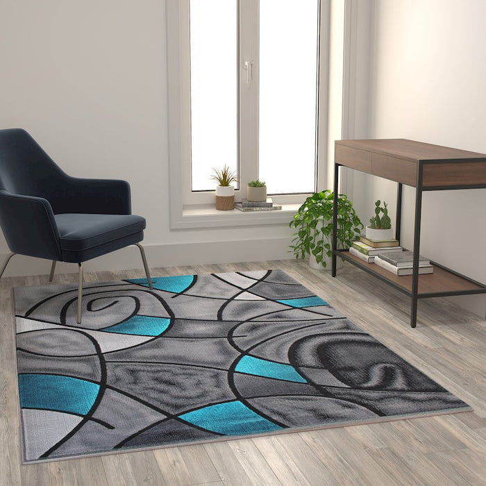 Flash Furniture Jubilee Abstract Area Rug