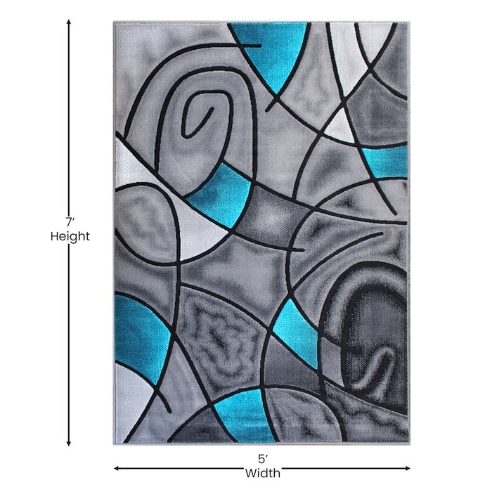 Flash Furniture Jubilee Abstract Area Rug