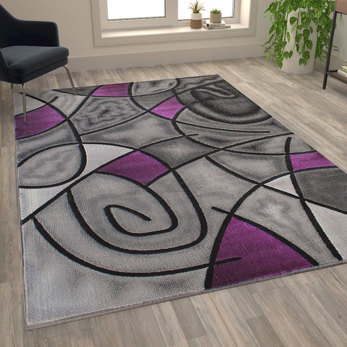 Flash Furniture Jubilee Abstract Area Rug