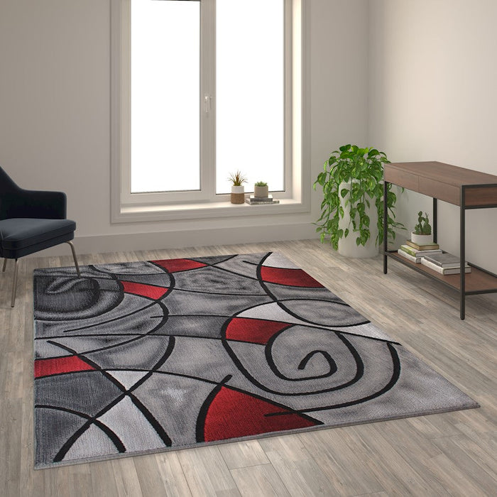 Flash Furniture Jubilee Abstract Area Rug