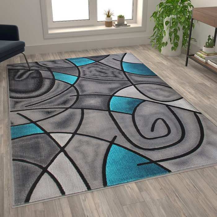 Flash Furniture Jubilee Abstract Area Rug