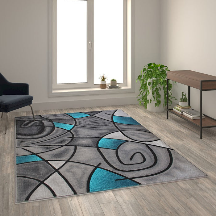 Flash Furniture Jubilee Abstract Area Rug