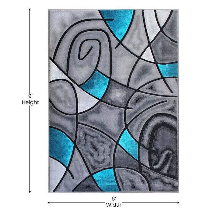 Flash Furniture Jubilee Abstract Area Rug