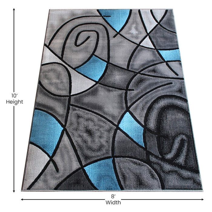 Flash Furniture Jubilee 8X10 Abstract Area Rug