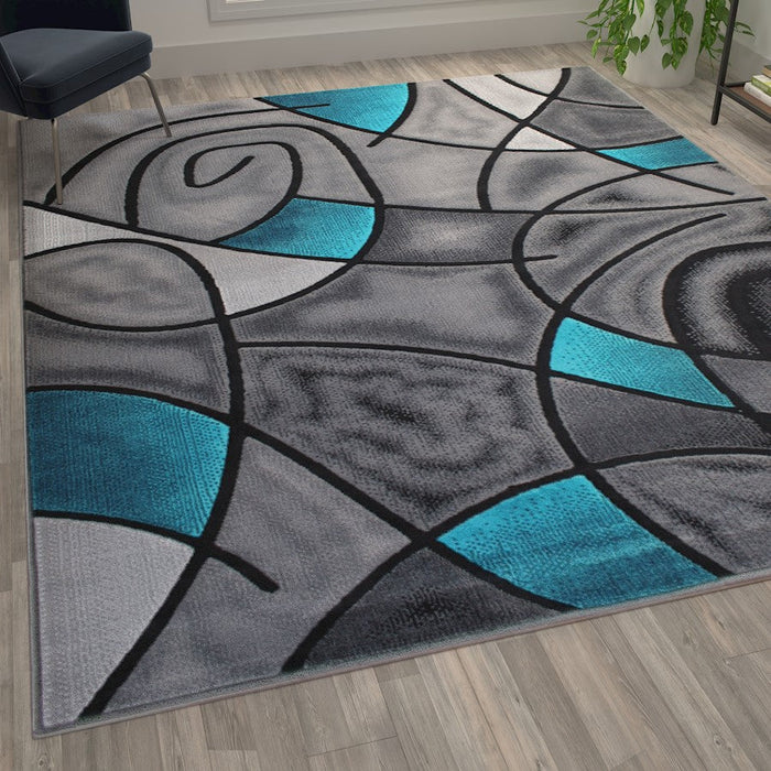 Flash Furniture Jubilee 8X10 Abstract Rug