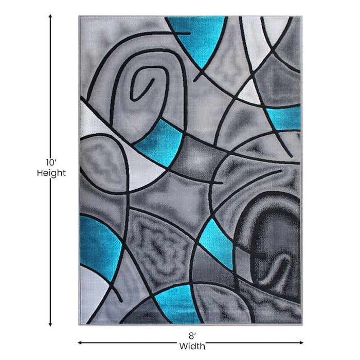 Flash Furniture Jubilee 8X10 Abstract Rug