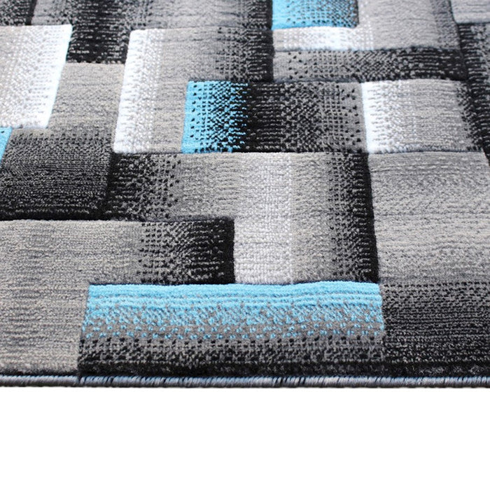 Flash Furniture Elio 2X7 Block Area Rug