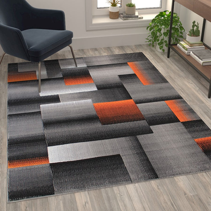 Flash Furniture Elio Block Area Rug