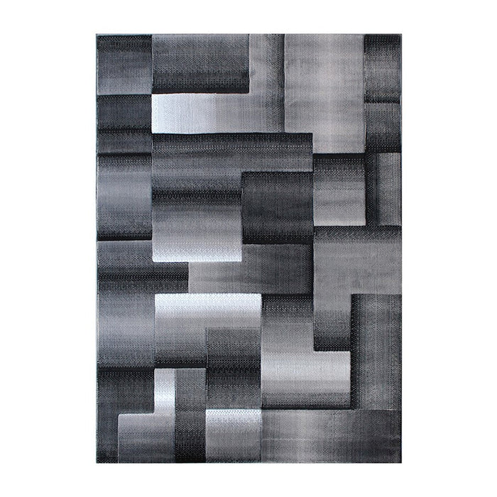 Flash Furniture Elio 8X10 Block Area Rug, Grey - ACD-RGTRZ861-810-GY-GG