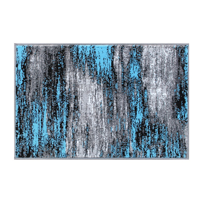 Flash Furniture Rylan 2X3 Abstract Area Rug, Blue - ACD-RGTRZ863-23-BL-GG