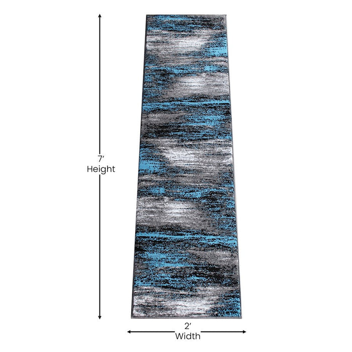 Flash Furniture Rylan 2X7 Abstract Area Rug