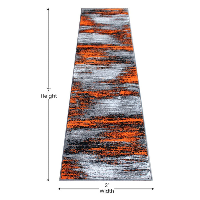 Flash Furniture Rylan 2X7 Abstract Area Rug