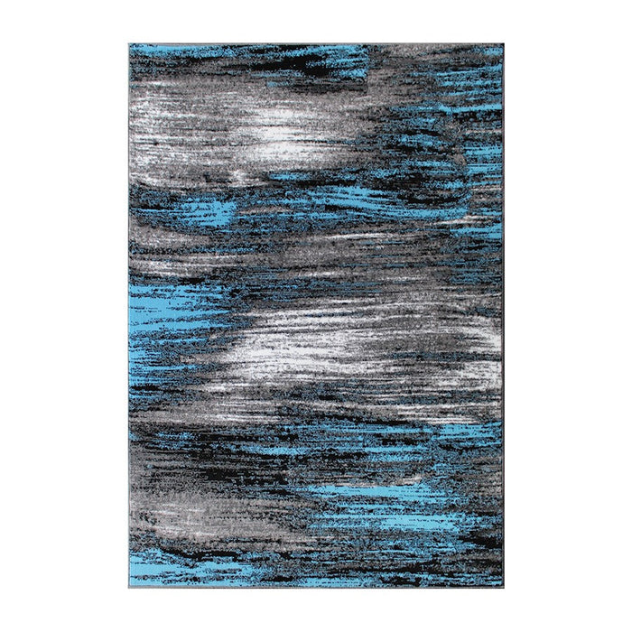 Flash Furniture Rylan 5X7 Abstract Area Rug, Blue - ACD-RGTRZ863-57-BL-GG