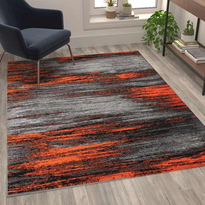 Flash Furniture Rylan 5X7 Abstract Area Rug