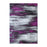 Flash Furniture Rylan 5X7 Abstract Area Rug, Purple - ACD-RGTRZ863-57-PU-GG