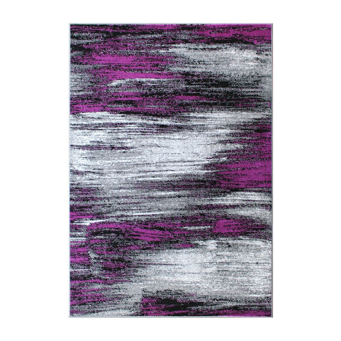 Flash Furniture Rylan 5X7 Abstract Area Rug, Purple - ACD-RGTRZ863-57-PU-GG