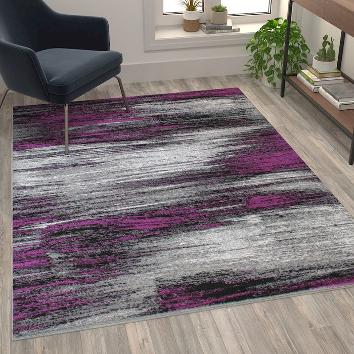 Flash Furniture Rylan 5X7 Abstract Area Rug