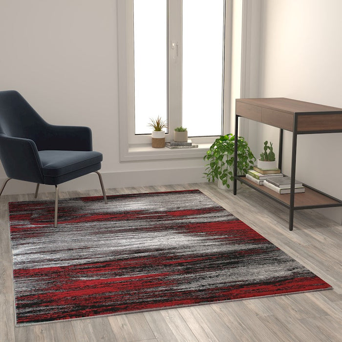 Flash Furniture Rylan 5X7 Abstract Area Rug