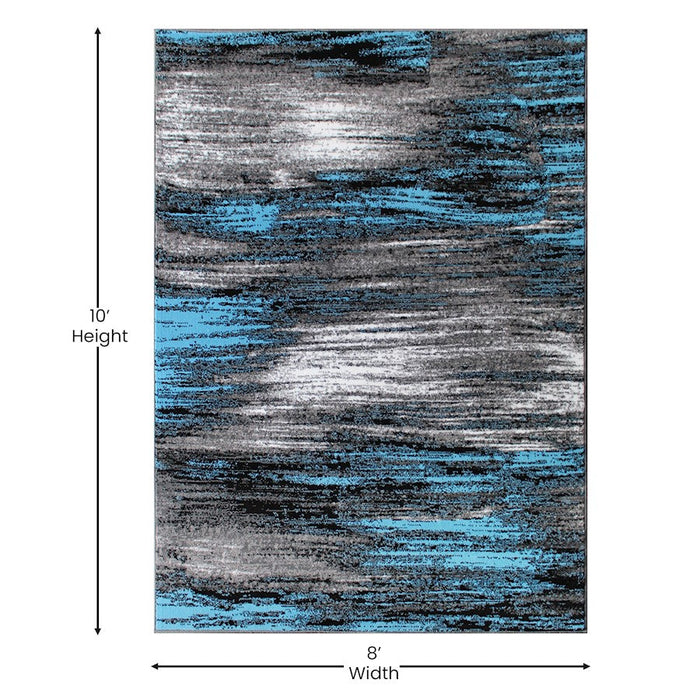 Flash Furniture Rylan 8X10 Abstract Area Rug