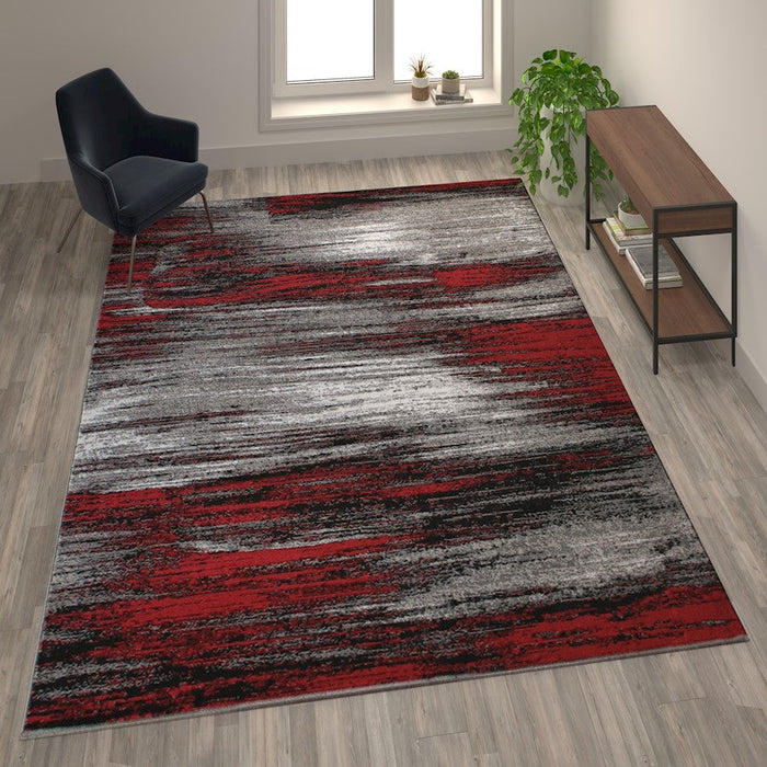 Flash Furniture Rylan 8X10 Abstract Area Rug