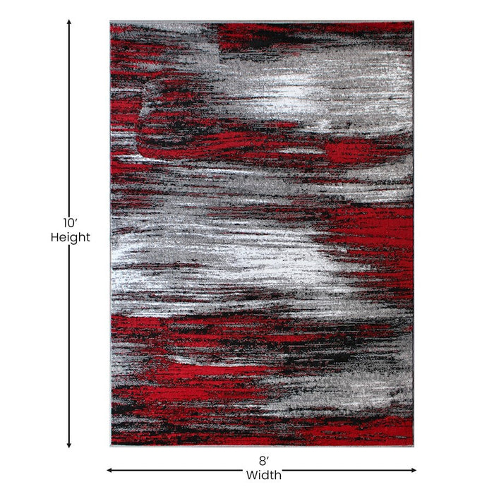 Flash Furniture Rylan 8X10 Abstract Area Rug