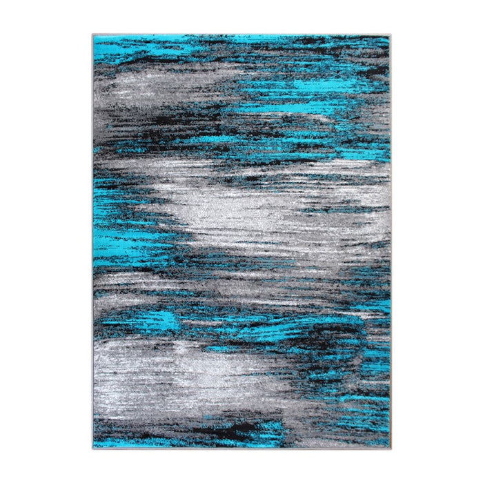 Flash Furniture Rylan 8X10 Abstract Rug, Turquoise - ACD-RGTRZ863-810-TQ-GG