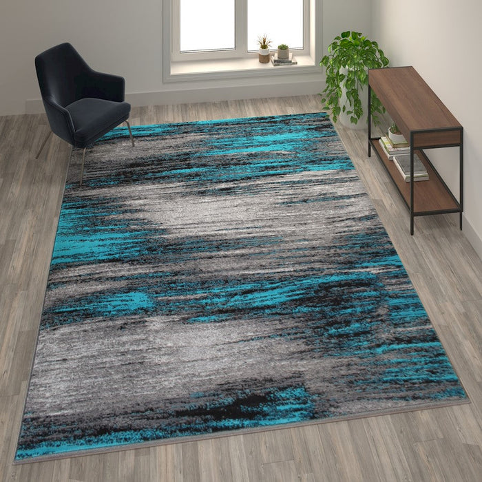 Flash Furniture Rylan 8X10 Abstract Area Rug