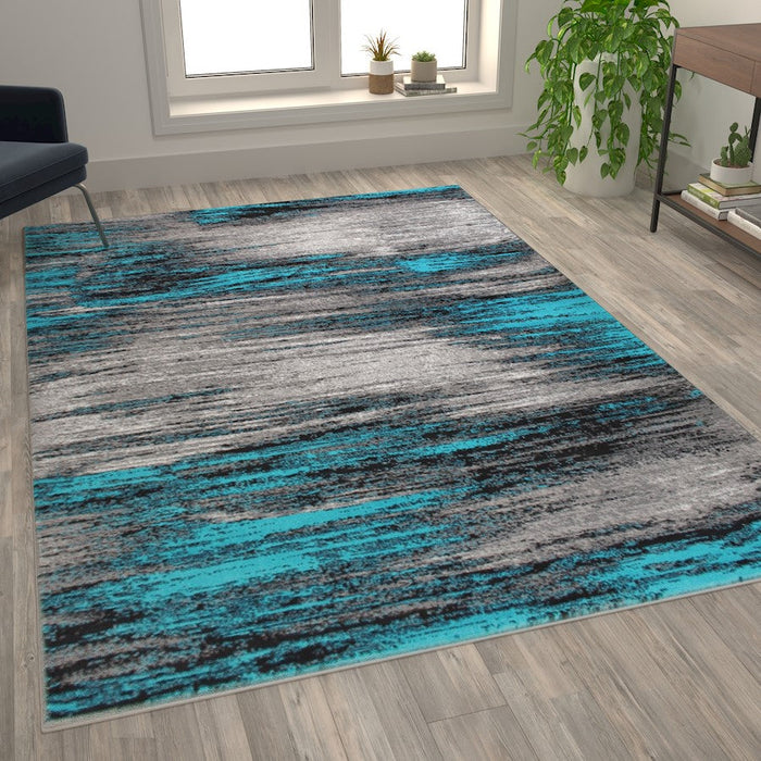 Flash Furniture Rylan 8X10 Abstract Area Rug