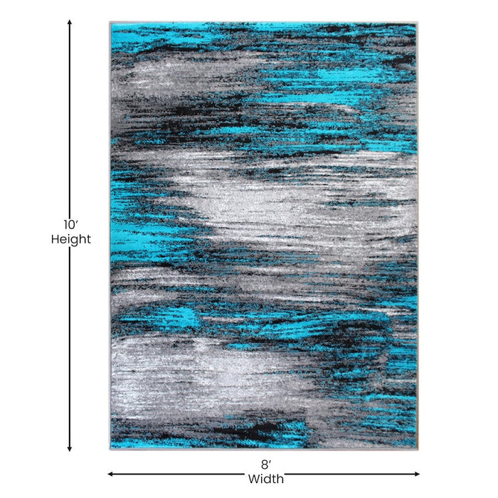 Flash Furniture Rylan 8X10 Abstract Area Rug