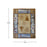 Flash Furniture Sovalye Nautical Area Rug, Beige