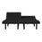 Flash Furniture Selene Split King Adjustable Bed Base, Black