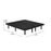 Flash Furniture Selene Split King Adjustable Bed Base, Black