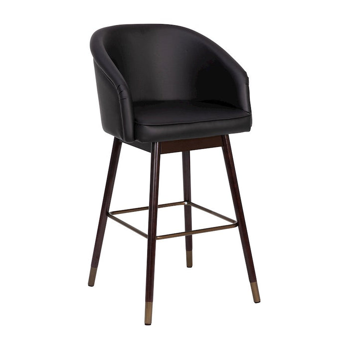 Flash Furniture Margo 30" Barstool, Black - AY-1928-30-BK-GG