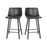 Flash Furniture Caleb 24" Stool, Pack Of 2, Black - CH-212069-24-BK-GG