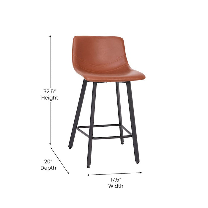 Flash Furniture Caleb Stool, Pack Of 2