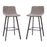 Flash Furniture Caleb 30" Stool, Pack Of 2, Gray /Black - CH-212069-30-GY-GG