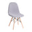 Flash Furniture Zula Faux Sherpa Chair, Gray - DL-10-GY-GG