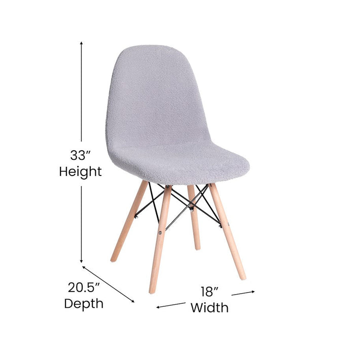 Flash Furniture Zula Faux Sherpa Chair