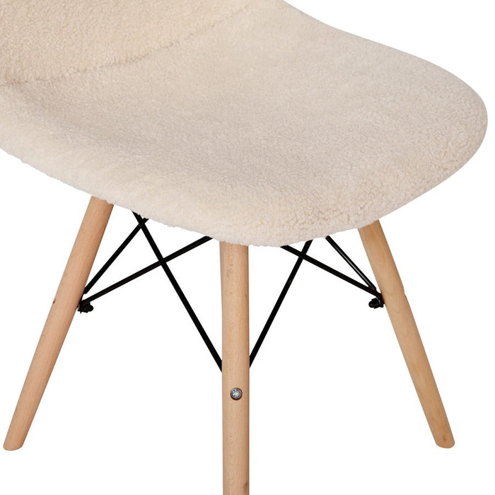 Flash Furniture Zula Faux Sherpa Chair