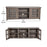 Flash Furniture Savoy 4 Pane Tv Stand