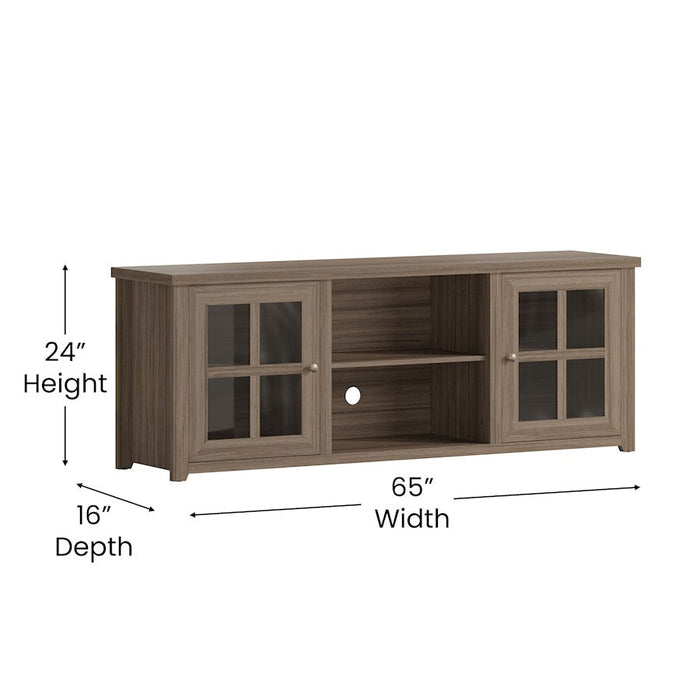 Flash Furniture Savoy 4 Pane Tv Stand