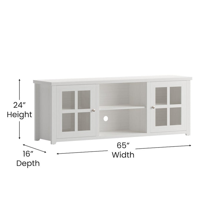 Flash Furniture Savoy 4 Pane Tv Stand