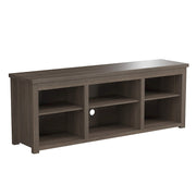 Flash Furniture Kilead Open Storage Tv Stand, Espresso - GC-MBLK66-ESP-GG