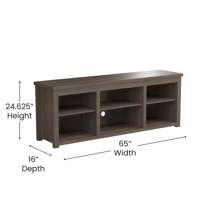 Flash Furniture Kilead Open Storage Tv Stand, Espresso