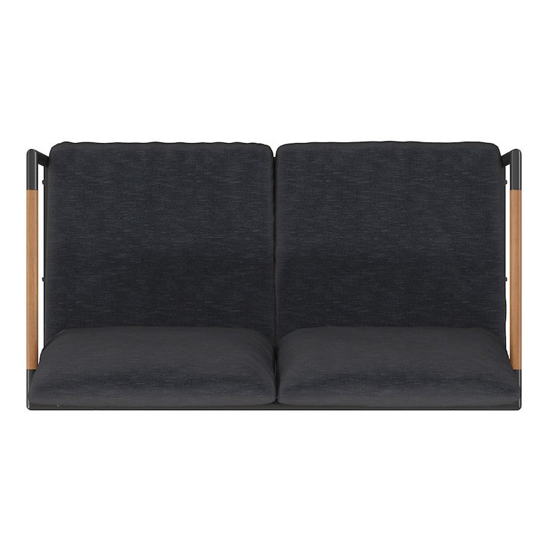 Flash Furniture Lea Loveseat, Charcoal