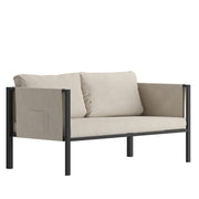 Flash Furniture Lea Loveseat, Light Gray - GM-201108-2S-GY-GG