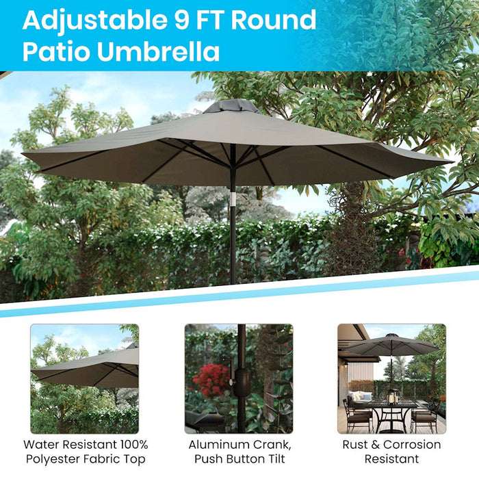 Flash Furniture Kona Round Patio Umbrella