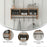 Flash Furniture Daly Wall Storage Rack