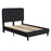 Flash Furniture Addison Full Platform Bed/Headboard, BK - HG-3WPB21-F02-F-BK-GG